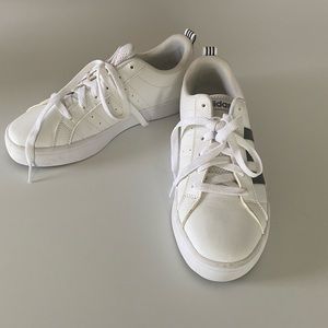 Adidas Neo Pace White Leather Women’s Sneakers